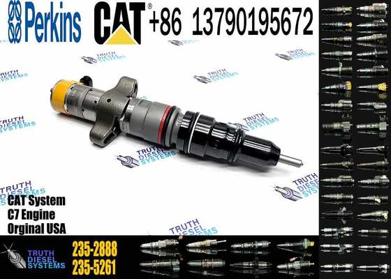 Diesel Fuel Injector Nozzle for C6.4 Engine Compatible with C7 C9 10R7224 235-2888 0445110646 Construction Machinery Parts