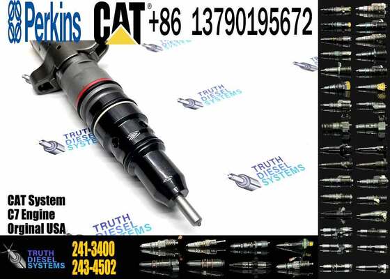 Brand New Unused Caterpillar C7 Fuel Injector 241-3238 241-3239 241-3400 10R-4763 for Construction Machinery Parts Made in China