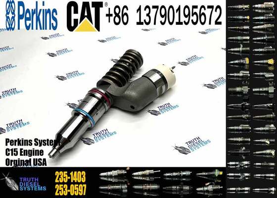 Excavator Injector 2351403 235-1403 2447718 244-7718 for C18 Engine Parts Diesel Nozzle Assembly