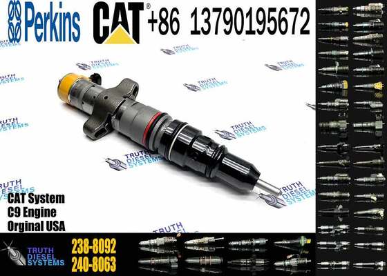 Excavator Accessories Fuel Injector 225-0117 236-0957 238-8092 240-8063 242-0857 245-3516 for CAT C9 Construction Machinery