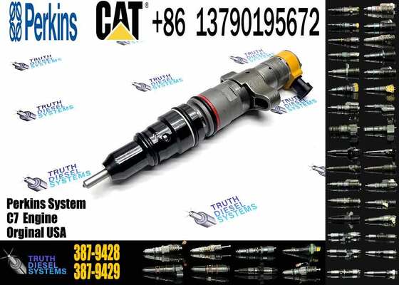 MiBo Precision Fuel Injector Assembly 387-9427 for CAT324D-328D C7 Series High-Pressure Common-Rail Atomizing Plug-and-Play OEM