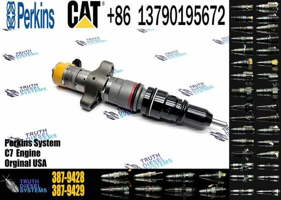 MiBo Precision Fuel Injector Assembly 387-9427 for CAT324D-328D C7 Series High-Pressure Common-Rail Atomizing Plug-and-Play OEM