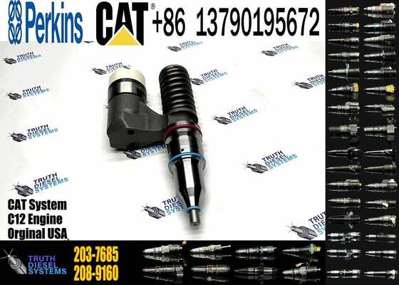 C-10, C-12, CPT372 Fuel Injectors 203-7685, 2037685, 10R-1268, 10R1268 for Diesel Excavators 345B II MH, 365B, 365B II, 365B L