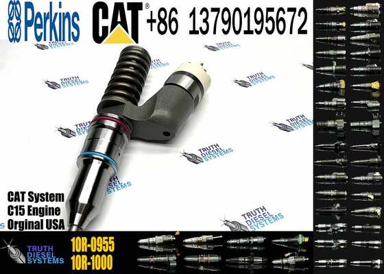 Excavator Parts Diesel C12 Engine Injector 208-9160 0R-9595 1OR-0955 OR-4987 161-1785 OR-9530 New Stainless Steel Injector for Excavator