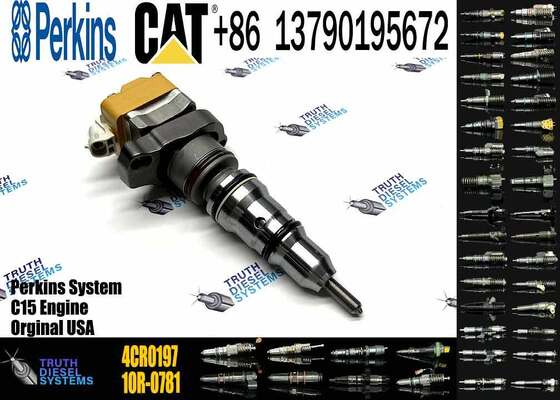 New Diesel Engine Injector 1OR-1267 188-1320 10R-9237 173-9379 10R-0781 4CR0197 156-8895 for Cater-pillar C3126 Common Rail Steel