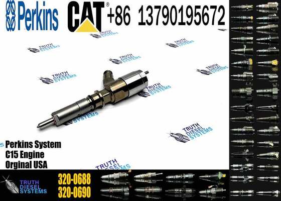 High Pressure Diesel Fuel Common Rial Injector 320-0688 10r-7939 2645A748 for C6.6 Engine Auto Parts Common Rail Injector