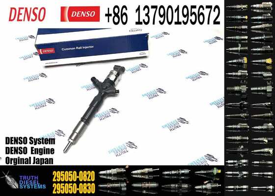 New Diesel Fuel Injector 295050-0820 2950500820 23670-39385 23670-30380 for Toyota Dyna 1KD