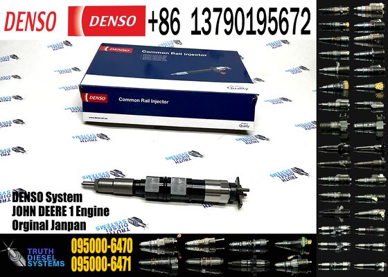 Diesel Fuel Injector 095000-6470 RE546777 for John Deere 6090 9.0L Engine 350DLC 350GLC Bico Injetor diesel