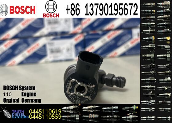 Jakość Diesel Common Rail Injector 0445110443 0445110442 0445110619 Stainless Steel Universal Fitment New fabryka